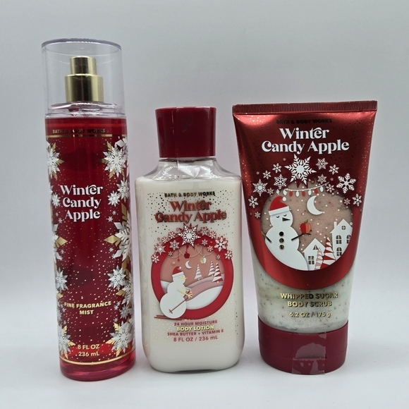 Bath & Body Works Winter Candy Apple Bundle - Picture 1 of 3